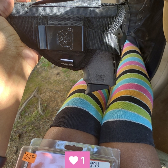 Adjustable Black Bulldog Gun Holster Open 👐 Carry 🖤 - Picture 8 of 10